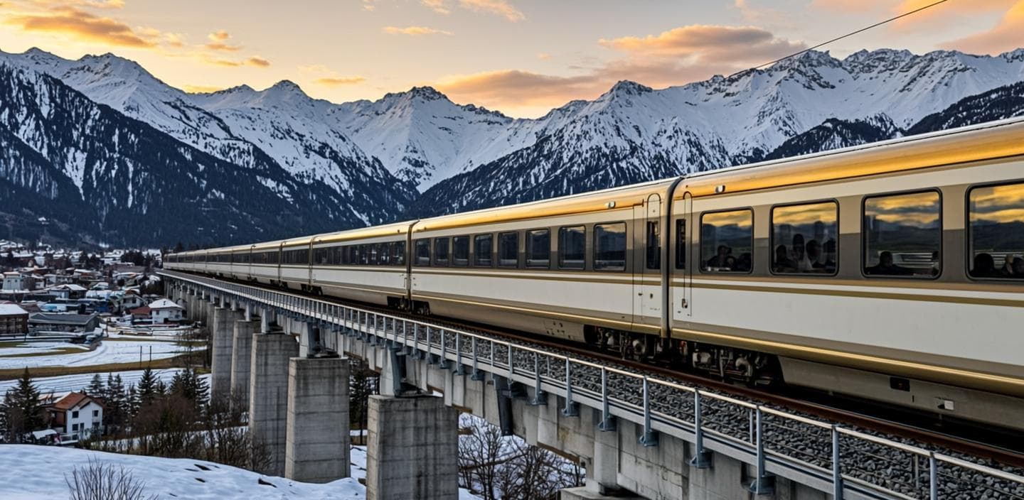 Express des capitales — le train doré d'Europe