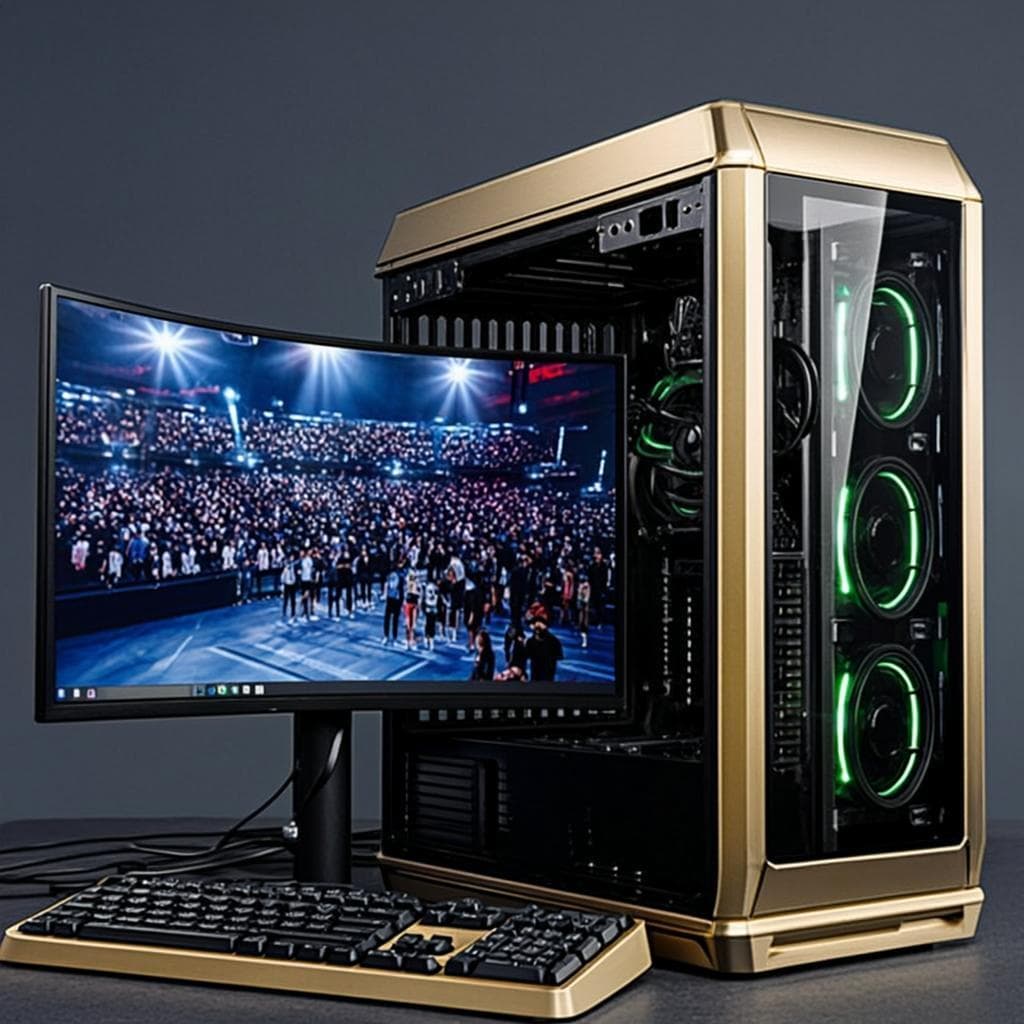 Moniteur Esport 540Hz Or Cadre