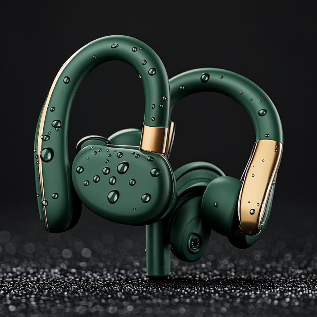 Écouteurs Sport Waterproof IP68 Or