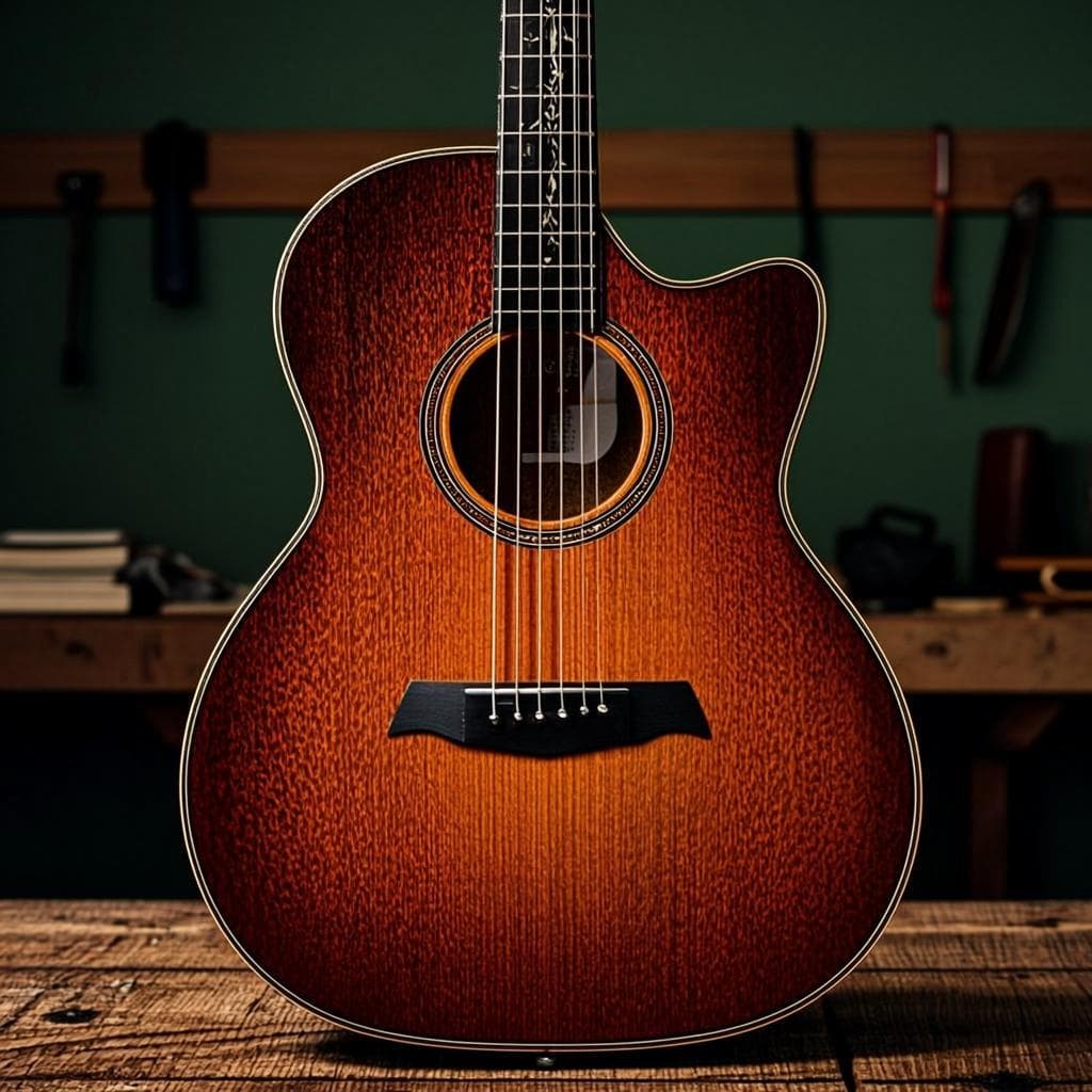 Guitare Concert Luthier Bois d'Ébène
