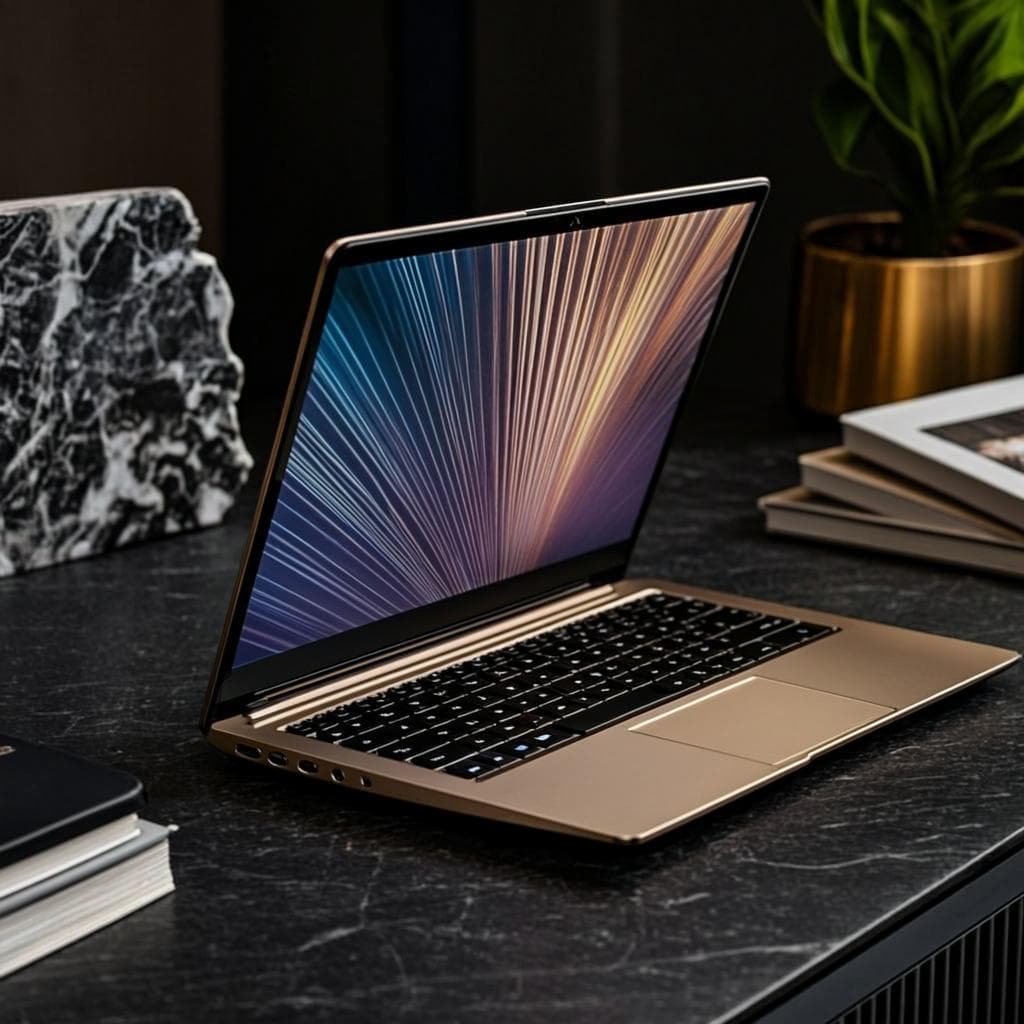Laptop Ultraportable Or-Titane