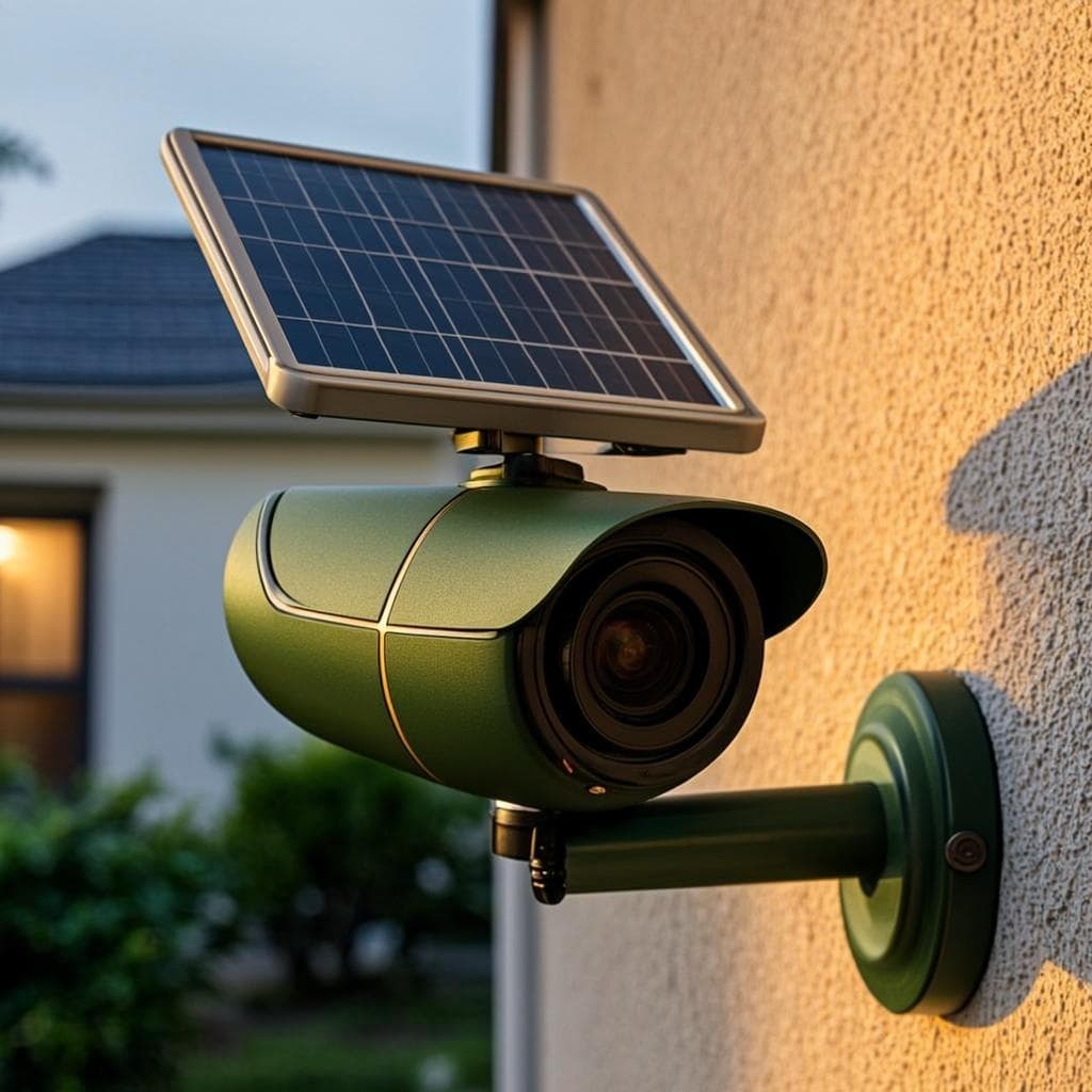 Caméra Extérieure Solaire 2K Batterie